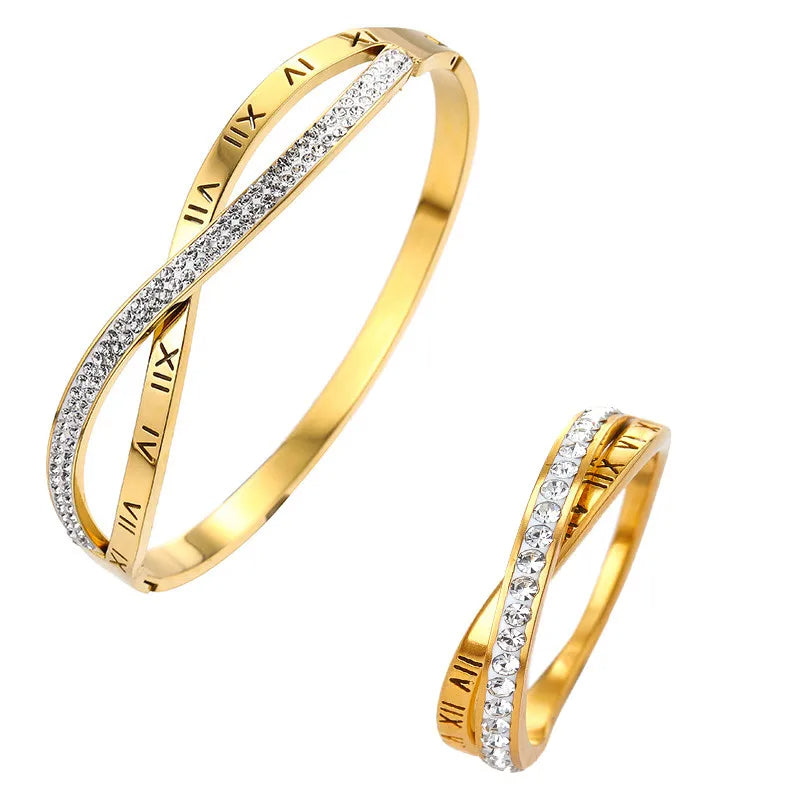 Twilight Glow Set, gold-tone