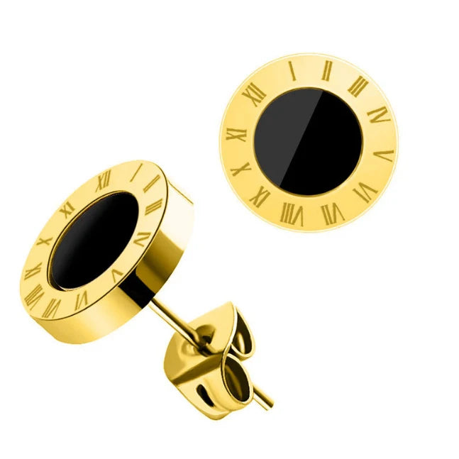 Mystic Moon Earrings, gold-tone