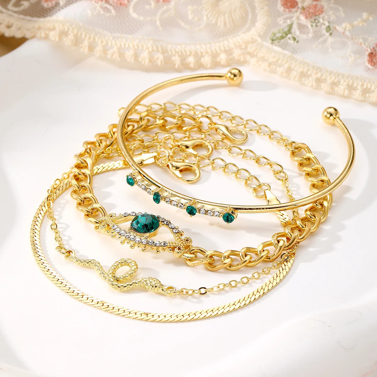 Pure Delight 4-Piece Bracelet Set