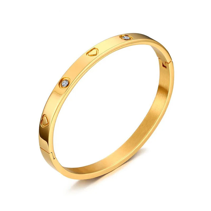 Sweet Whisper Bracelet, gold-tone