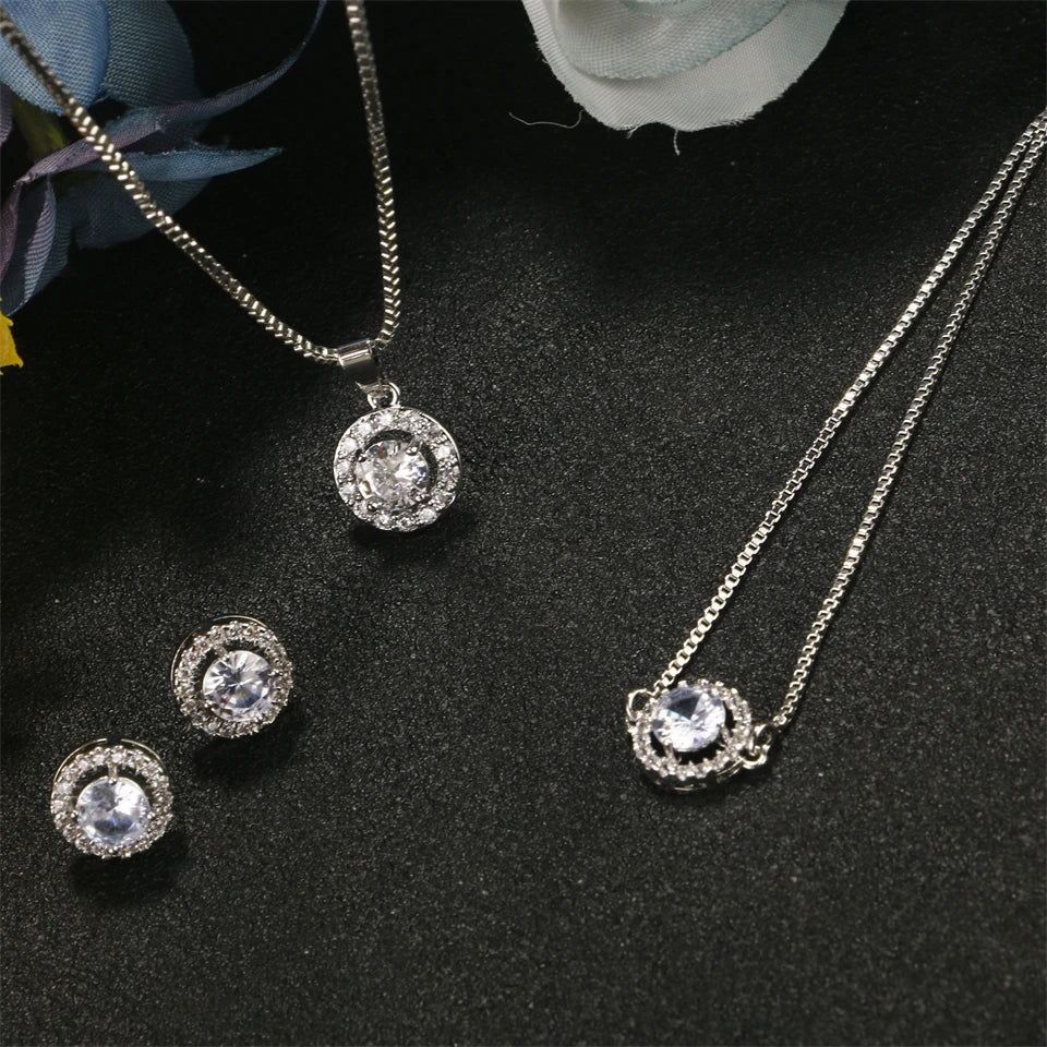 Crystal Glow 3-Piece Jewelry Set