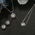 Crystal Glow 3-Piece Jewelry Set