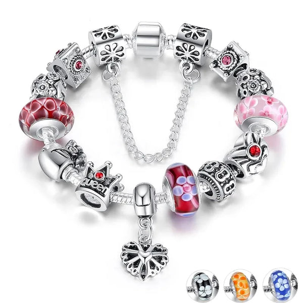 Queen Crown Beads Bracelet