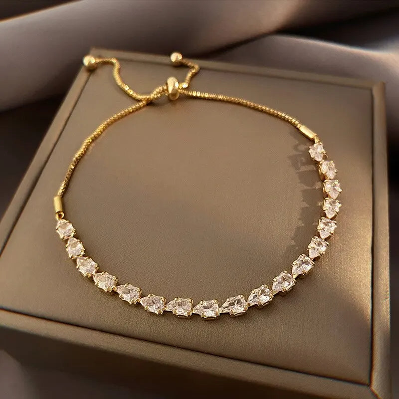 Classic Allure Adjustable Gold-Tone Bracelet
